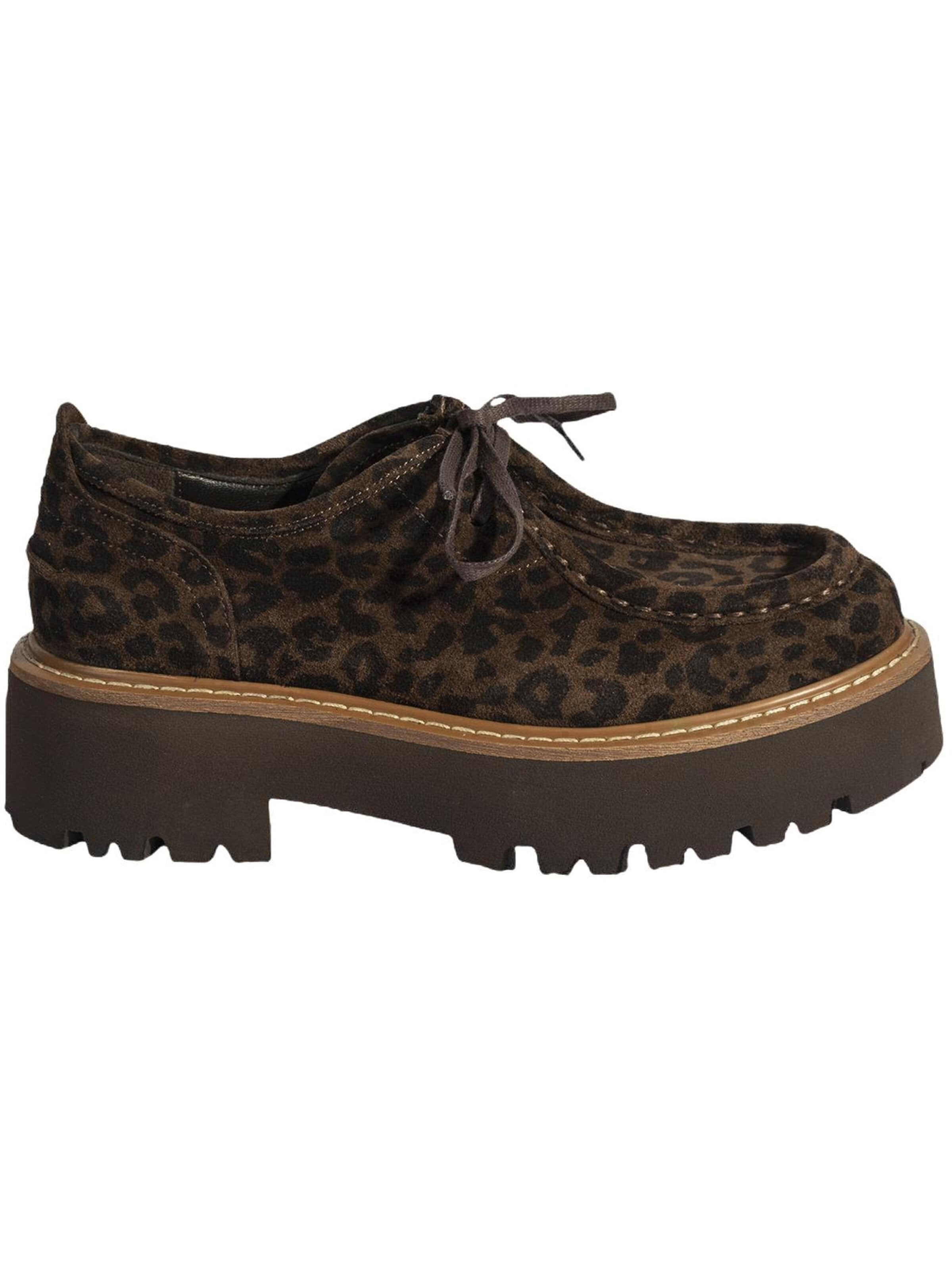 Desa - Mocasines en marrón: frente