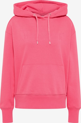 MUSTANG Sweatshirt in Pink: predná strana