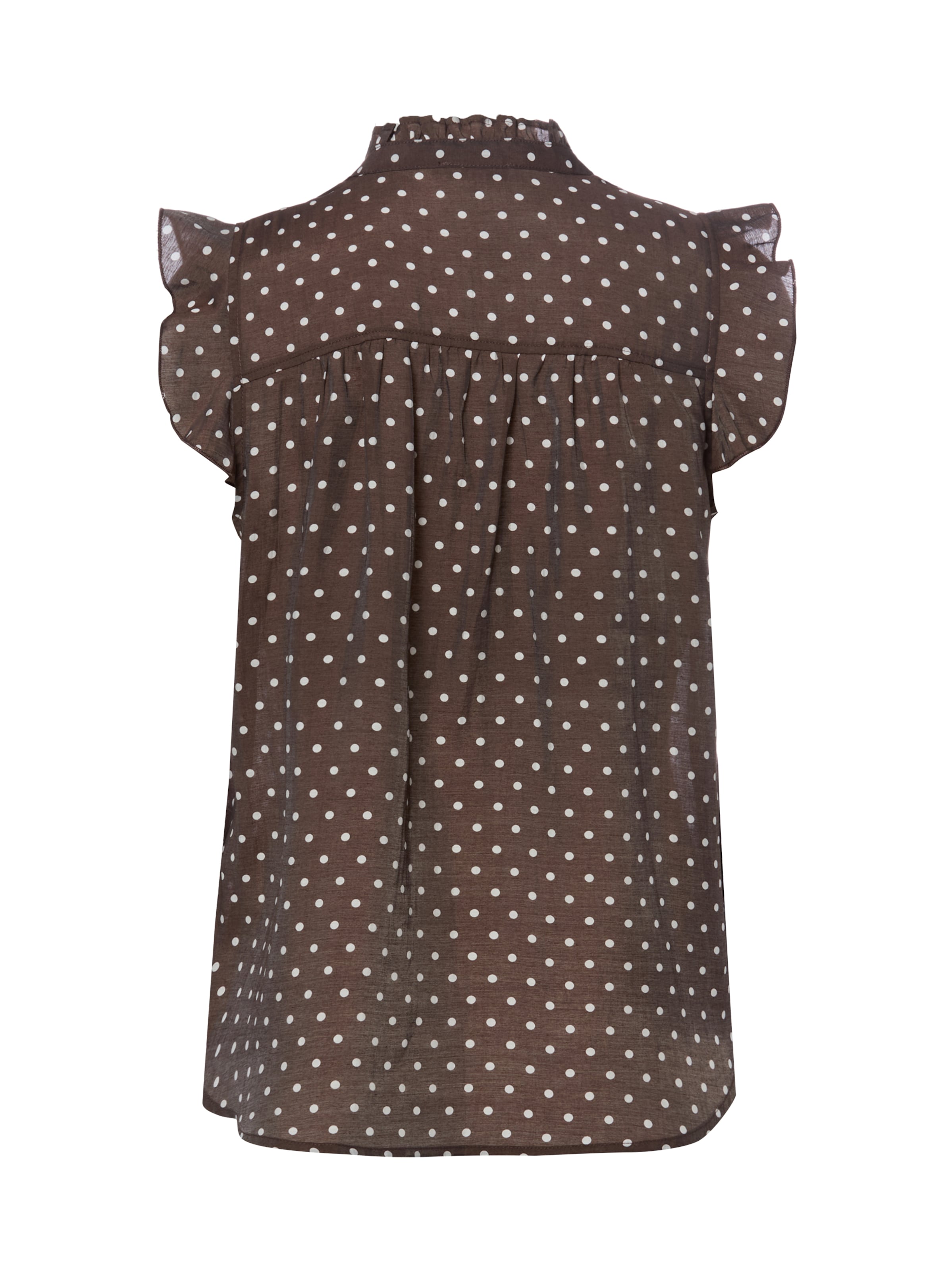 Chemisier Marie Lund en marron
