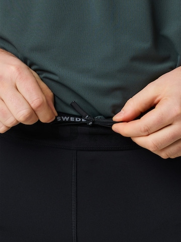 SWEDEMOUNT Skinny Sportbroek 'Core' in Zwart