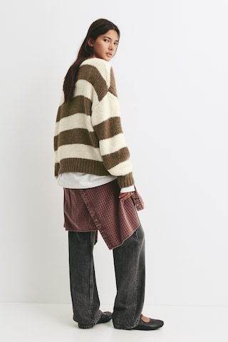 Pull&Bear Pulóver 'PACIFIC' - barna
