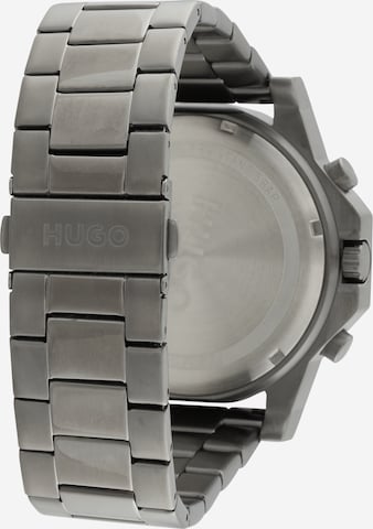 Montre à affichage analogique '#BRAVE' HUGO Red en gris