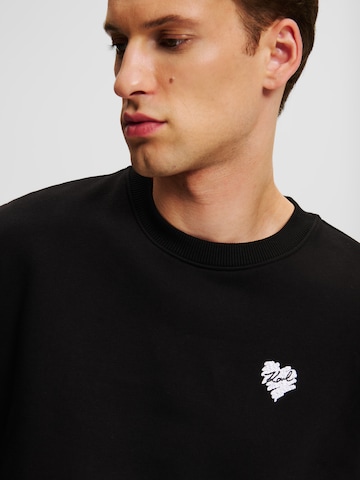 Karl Lagerfeld - Sudadera 'HEART' en negro