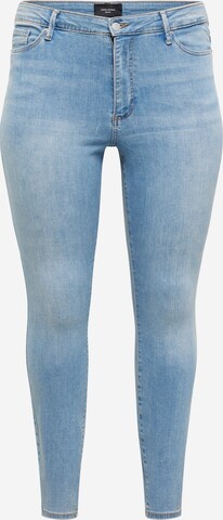 Vero Moda Curve Skinny Džíny 'Phia' – modrá: přední strana