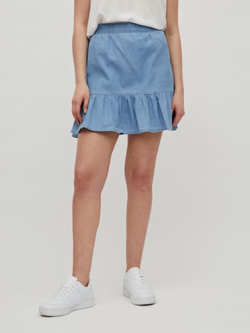 VILA Skirt 'Acelia' in Blue: front
