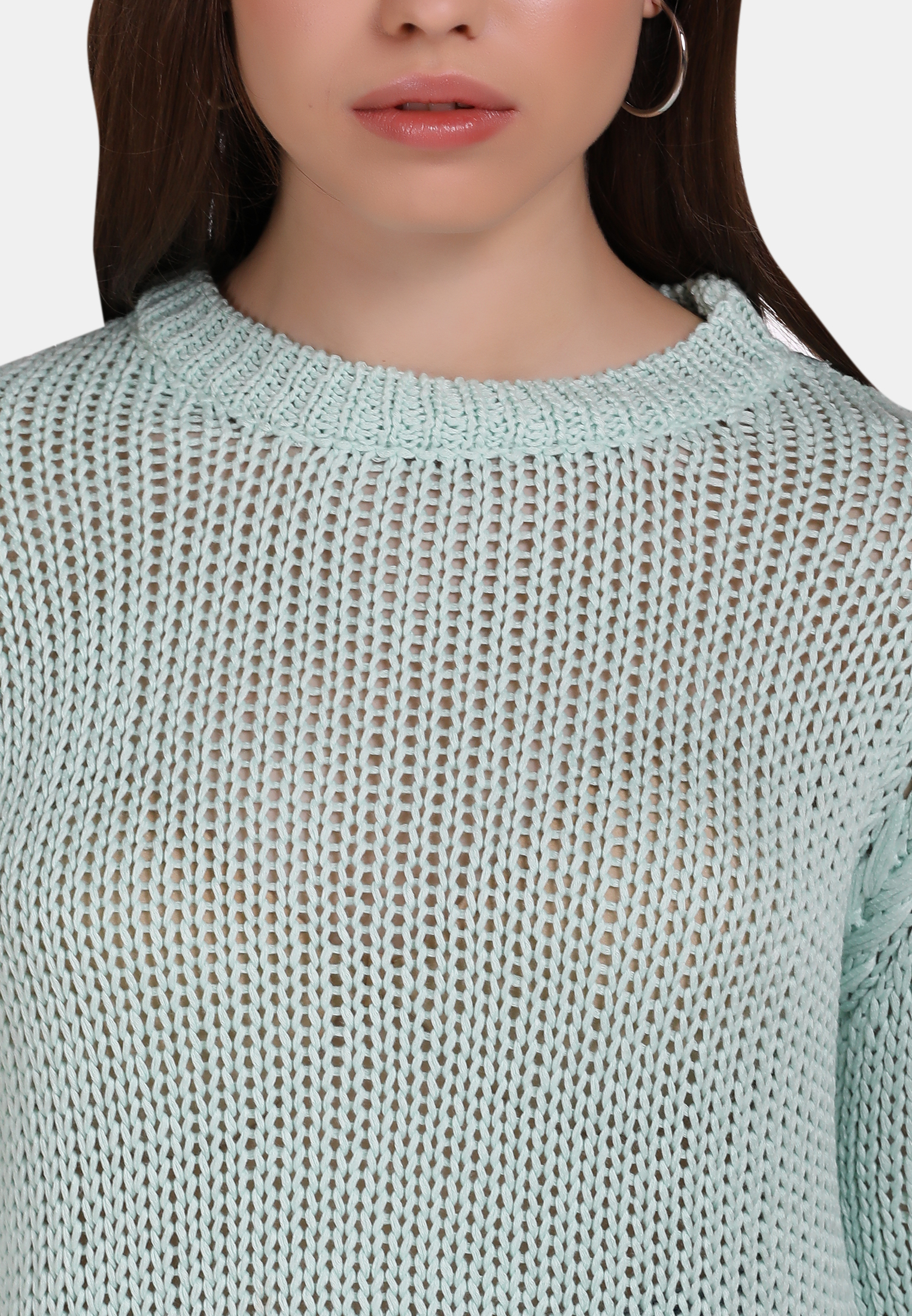 Swetry & dzianina Odzież MYMO Sweter w kolorze Miętowym 