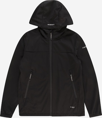 ICEPEAKOutdoor jakna 'KLINE' - crna boja: prednji dio