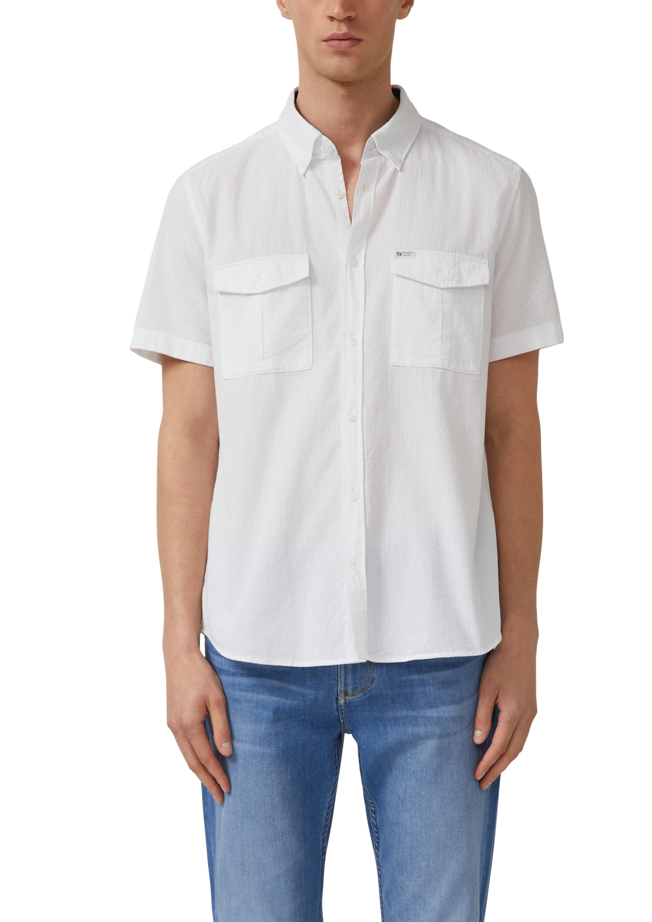 s.Oliver Regular Fit Hemd in Weiß