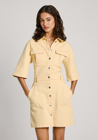Pepe Jeans Blousejurk 'JILL' in Beige: voorkant