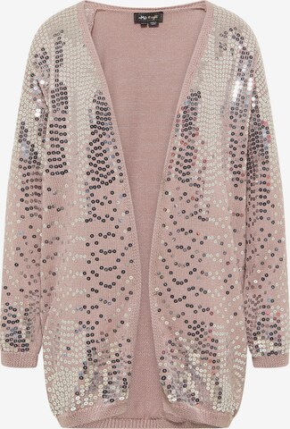 myMo at night Knit cardigan in Pink: front