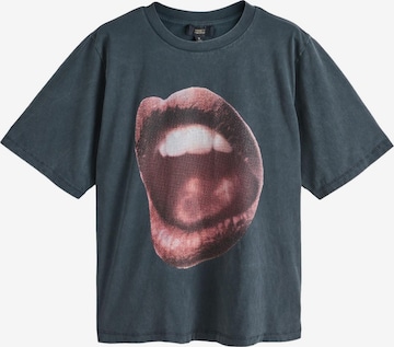 pilka Rockett St George Marškinėliai 'Lips': priekis