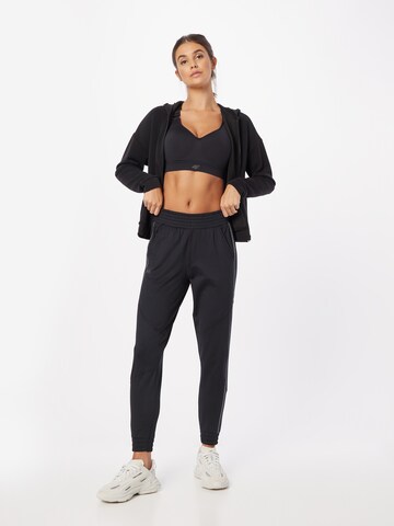 UNDER ARMOUR Tapered Sportbroek 'ColdGear' in Zwart