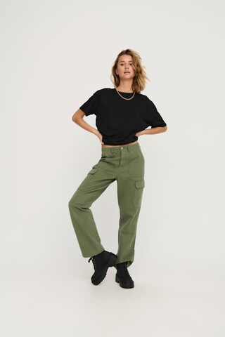 ONLY - regular Pantalón cargo 'Malfy' en verde