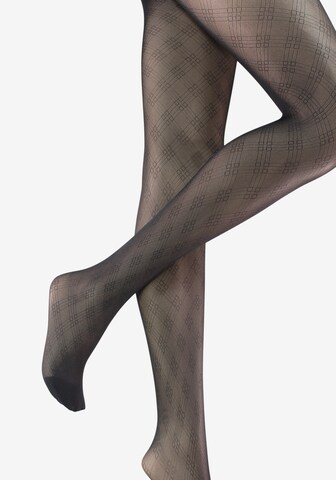 LOOKS by Wolfgang Joop Fine Tights 'Diamonds' in Black