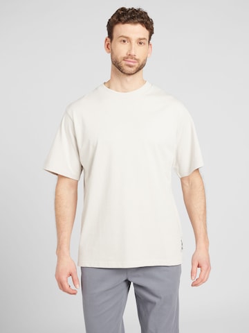 T-Shirt QS en gris : devant