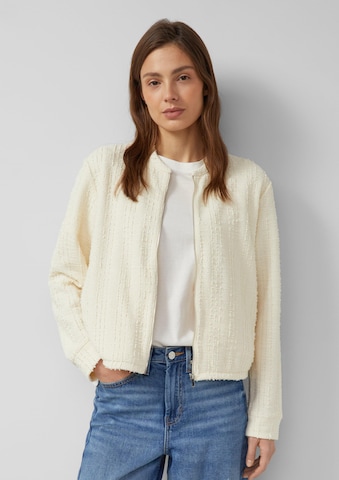 s.Oliver Sweat jacket in Beige