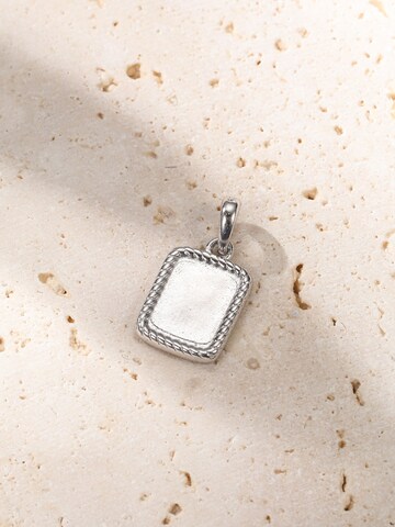 Hey Happiness Necklace 'Square Rope' in Silver