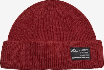 QS by s.Oliver Beanie in Red: front