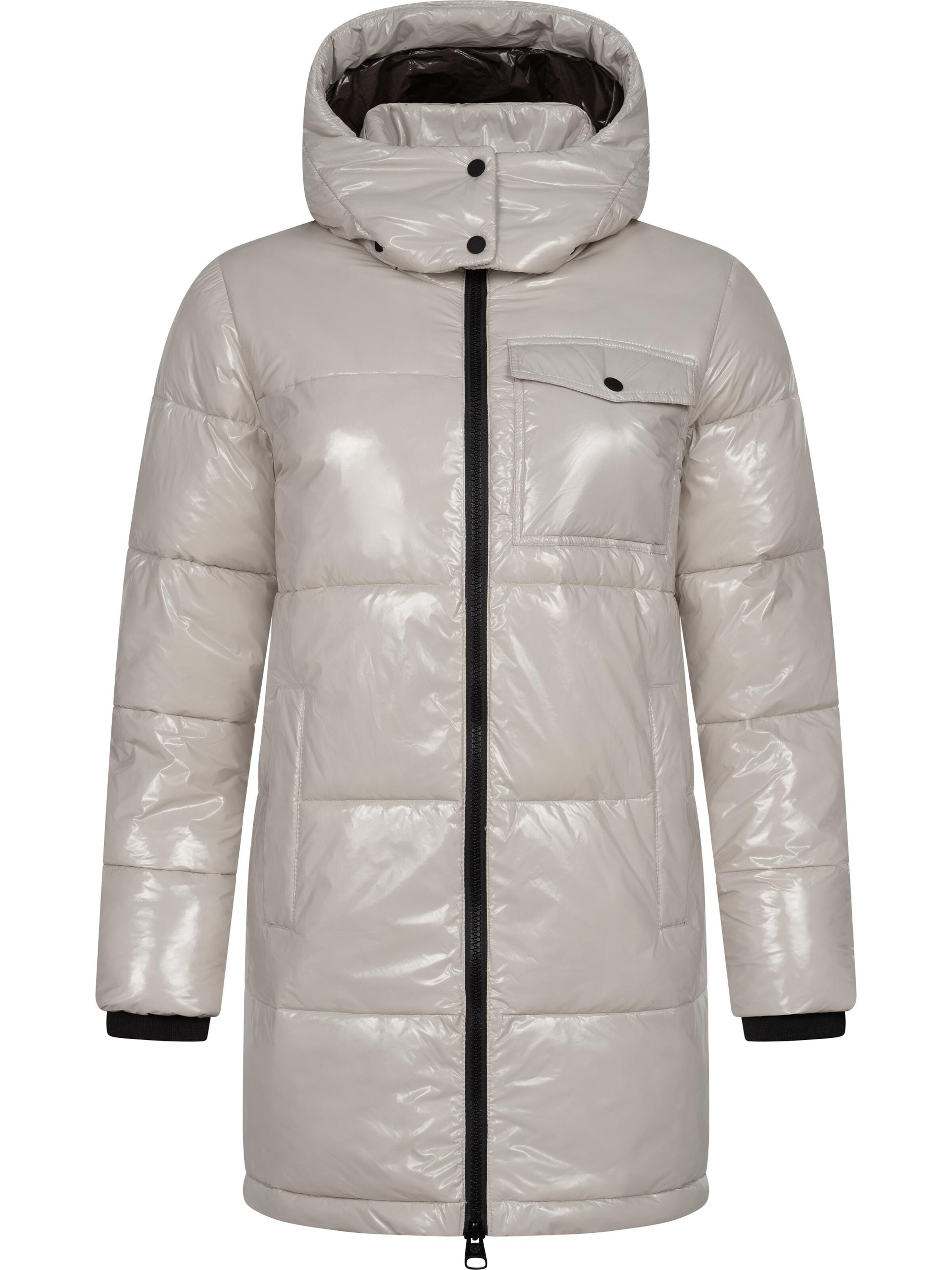 Ragwear Zimní bunda 'Roobie' – šedá: přední strana