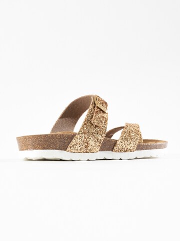 Bayton Pantolette 'Diane' in Gold