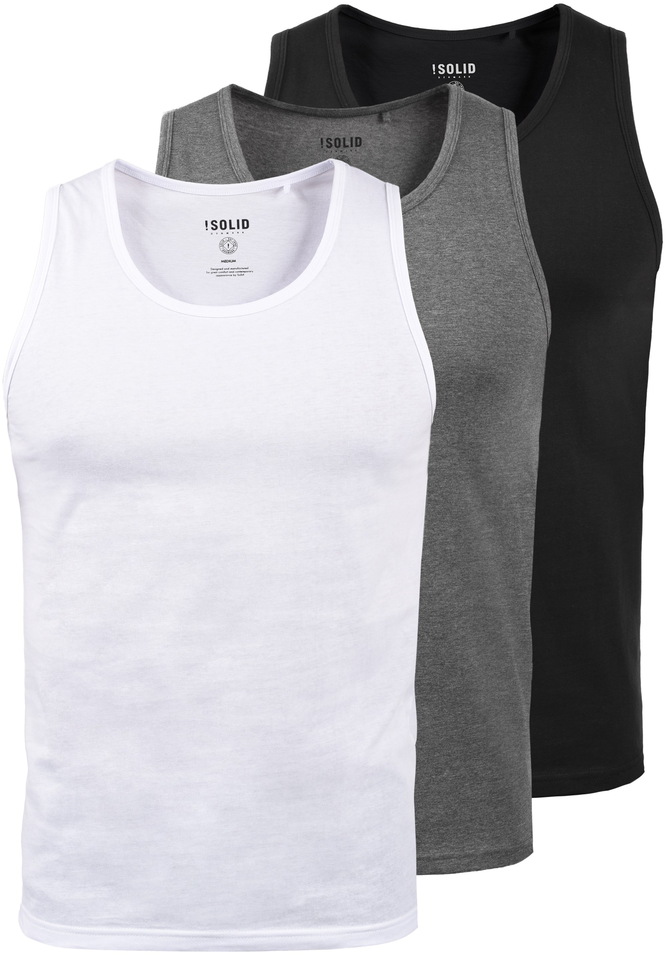 !Solid - Camisa 'Casal' em mistura de cores: frente