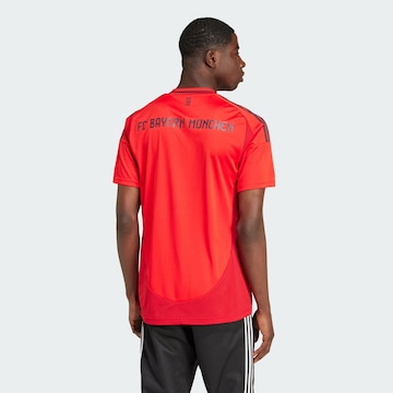 sarkans ADIDAS PERFORMANCE Sportiska stila krekls 'FC Bayern München 2024/2025'