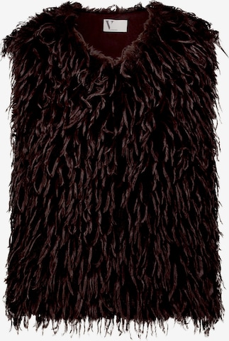 Gilet Vera Mont en marron : devant