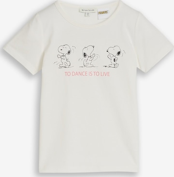 TOM TAILOR Shirt in White: front