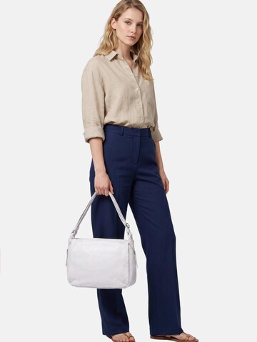 Borsa a spalla 'Genuina' di Virginia Rhinè in bianco