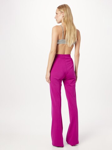 PINKO Rozkloszowany krój Spodnie w kant 'HULKA' w kolorze fioletowy