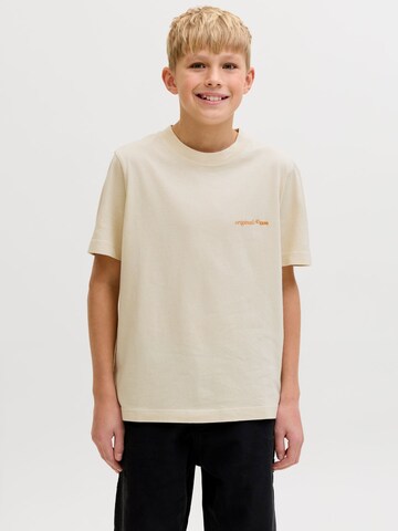 Jack & Jones Junior Shirts i beige: forside