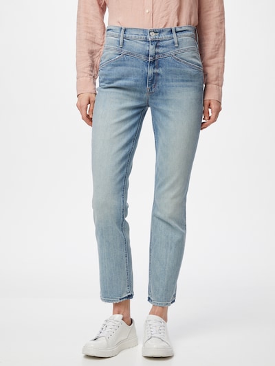 MOTHER Jeans 'THE DAZZLER YOKE' in blue denim, Modelansicht