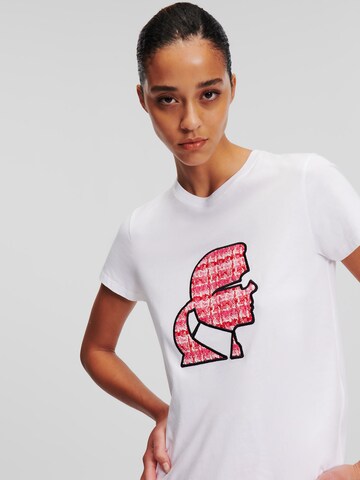 Karl Lagerfeld T-shirt i vit