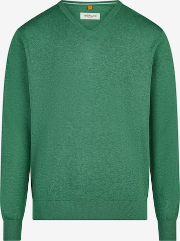 redmond Pullover 'Basic' in Grün: Vorderseite