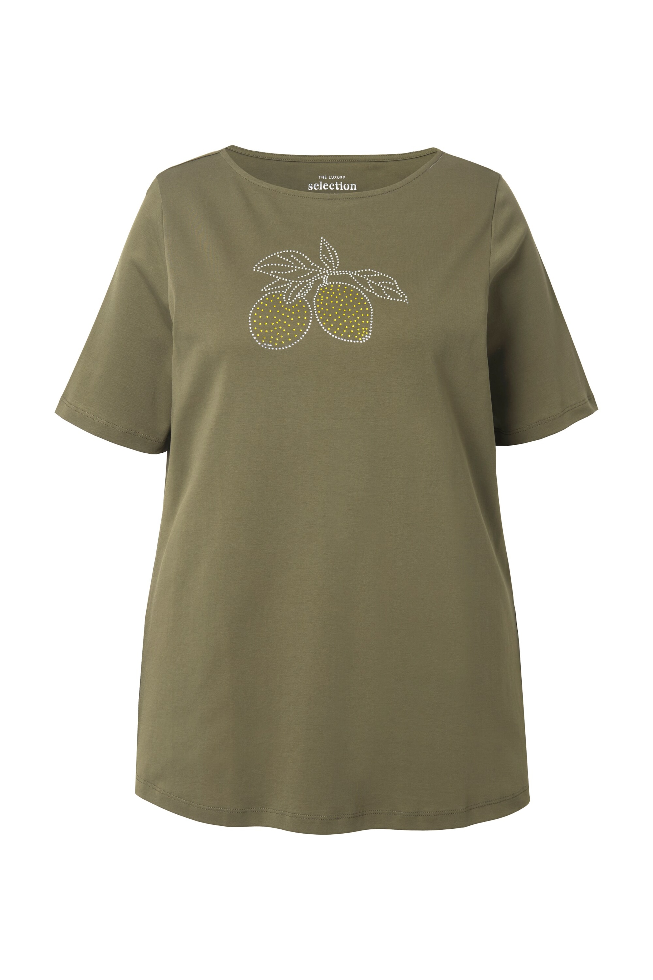 Ulla Popken T-Shirt in Grün: Vorderseite