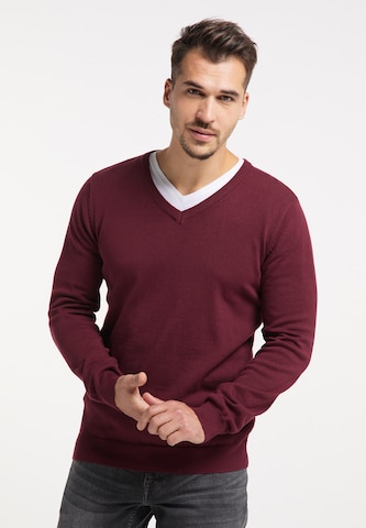 Pull-over RAIDO en rouge : devant