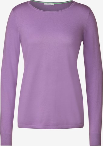 CECIL Sweater in Purple: front