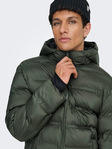 Geacă de primăvară-toamnă 'ONSUNION' de la Only & Sons pe verde