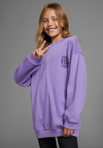 Kidsworld Sweatshirt in Lila