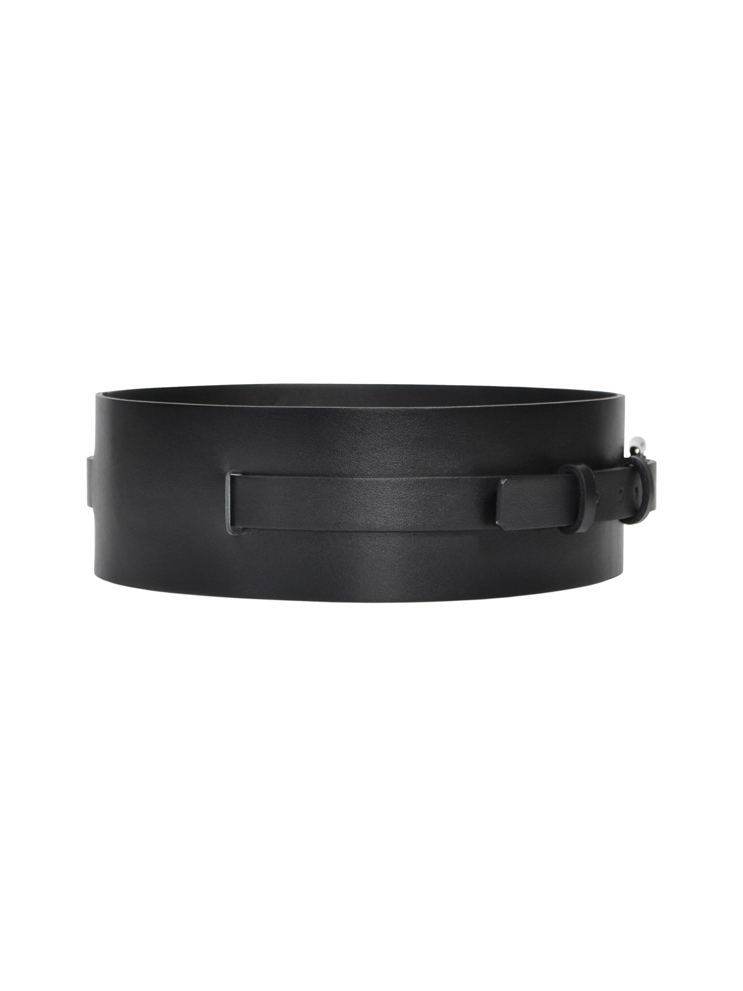 Ceinture 'Athea' Haute Cuir en noir