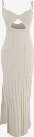 Robes en maille Trendyol en blanc : devant