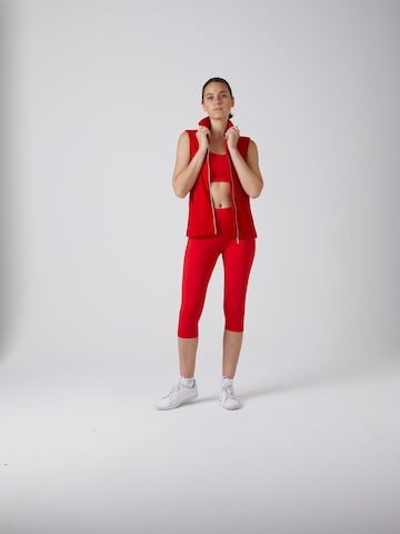 Gilet de sport 'Eco Thermal Vest' SPORTKIND en rouge