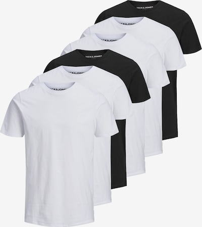 JACK & JONES Shirt in Black / White, Item view