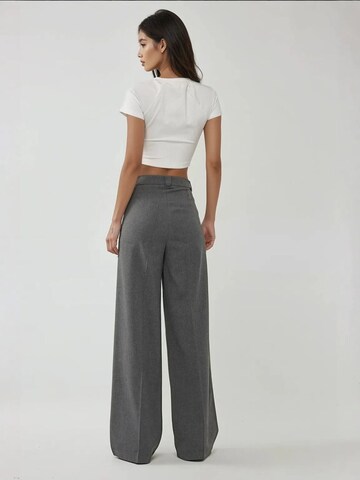 Hiccup Wide Leg Hose in Grau