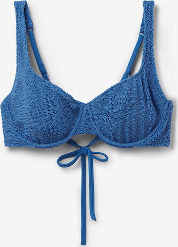 CALZEDONIA CRINKLE WAVES in Grau: Vorderseite