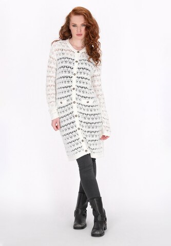 DreiMaster Vintage Strickjacke in Weiß