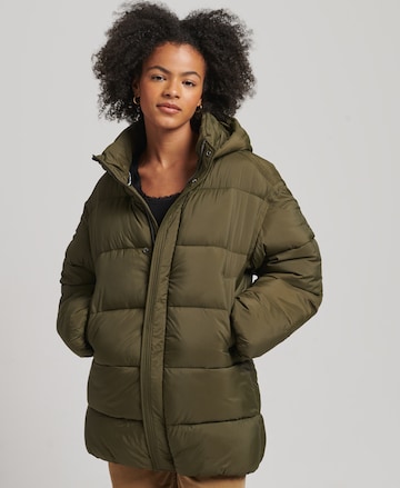 Superdry Winter jacket 'Cocoon' in Green: front
