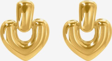 Boucles d'oreilles 'Maya' Heideman en or : devant
