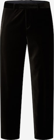 SELECTED HOMME Regular Samt Hose in Schwarz: predná strana