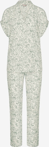 TRIUMPH - Pijama 'Boyfriend Fit ' en verde: frente